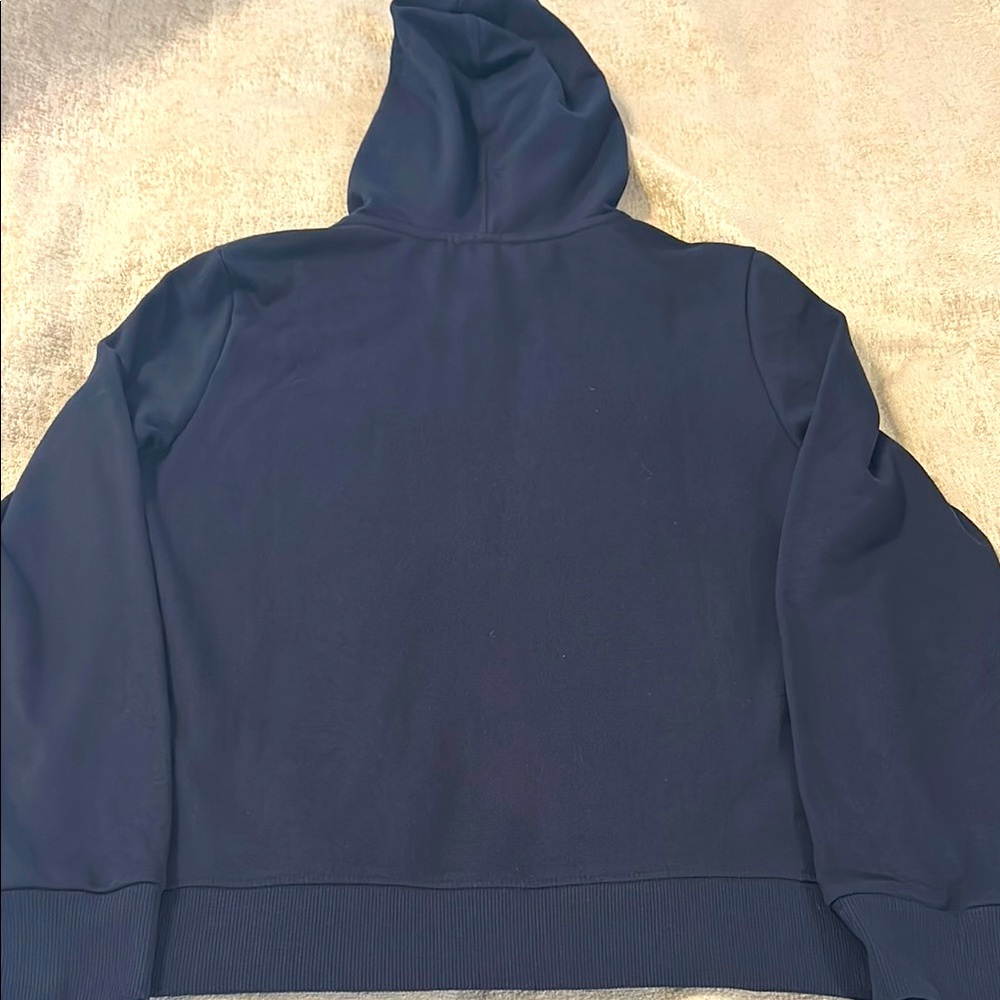 Tommy Hilfiger Navy Blue Full-Zip Hoodie. New Without Tags——-Unisex - Picture 4 of 6